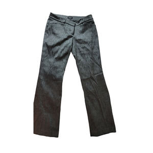 Bebe Women's Heather Gray Bootcut Leg Tweed Dress Pants Size 10